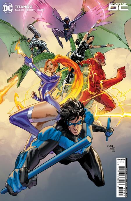 TITANS #2 CVR C CLAY MANN CARD STOCK VAR