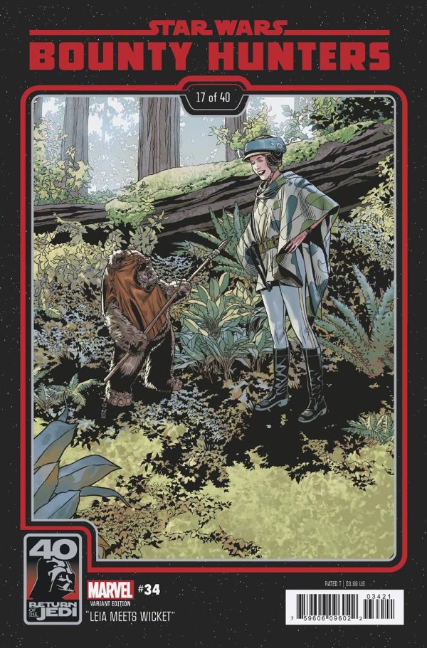 STAR WARS: BOUNTY HUNTERS #34 CHRIS SPROUSE RETURN OF THE JEDI 40TH ANNIVERSARY VARIANT