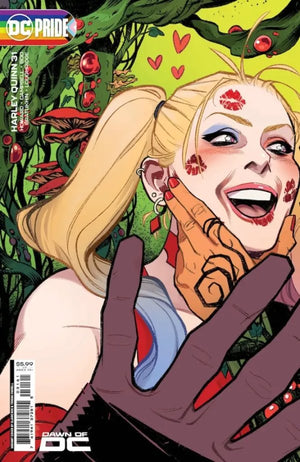 HARLEY QUINN #31 CVR C CLAIRE ROE DC PRIDE CONNECTING HARLEY QUINN CARD STOCK VAR (2 OF 2)