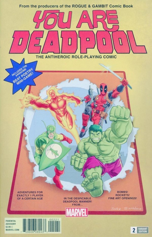 You Are Deadpool #2  (Marvel RPG Variant)