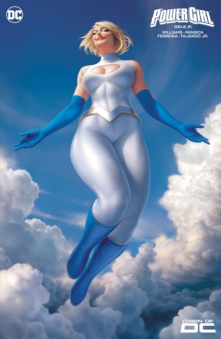 POWER GIRL #1 CVR E WARREN LOUW ***FOIL VAR