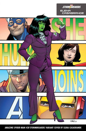AMAZING SPIDER-MAN 28 ELENA CASAGRANDE STORMBREAKERS VARIANT
