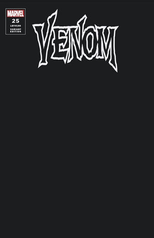 VENOM #25 BLACK BLANK VAR