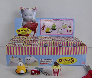 Necocafe : Japanese Cats on Desserts By Bandai (Blind Boxes)