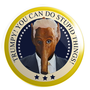 Trumpy! You Can Do Stupid Things 1.25" Pin