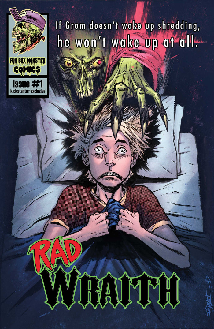Rad Wraith #1  KICKSTARTER EXCLUSIVE COVER (Fun Box Monster Comics)